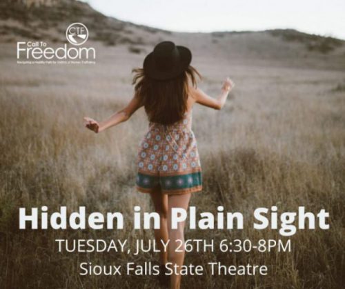 Hidden In Plain Sight Call To Freedom South Dakota Serving Victims